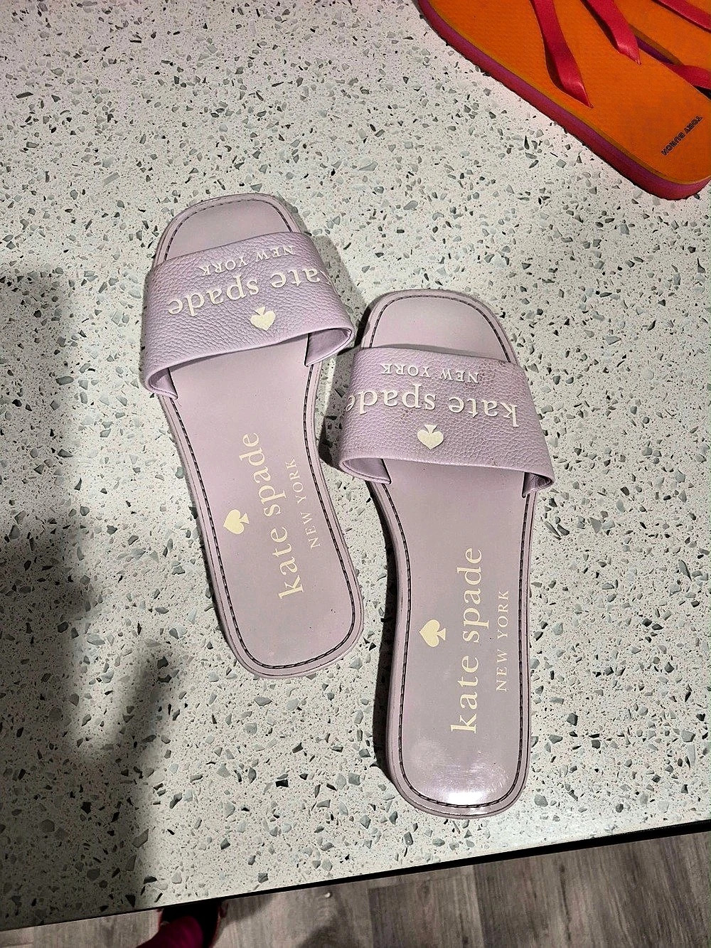 kate spade Slide Sandals in Purple Like New